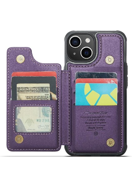 IPhone 15 Artı Kickstand Ince Darbeye Dayanıklı Durumda Pu (Yurt Dışından) indirimleri