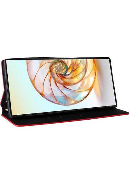 Nubia Z60 Ultra 5g Için Kılıf Cüzdan Kart Yuvaları Tutucu Manyetik Kapatma Pu (Yurt Dışından)