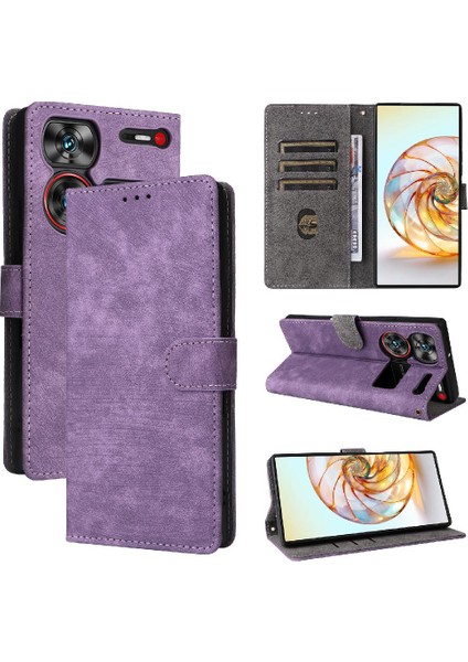 Zte Nubia Z60 Ultra 5g Rfıd Engelleme Kart Yuvaları Kapak Flip Folio (Yurt Dışından)