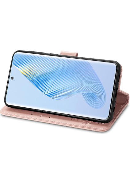 Huawei Onur Için Kılıf Sihirli 5 Dört Yapraklı Yonca Flip Kapak Kılıf (Yurt Dışından) modelleri