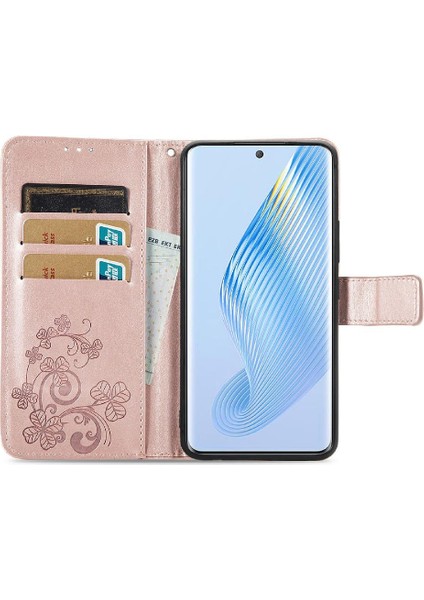 Huawei Onur Için Kılıf Sihirli 5 Dört Yapraklı Yonca Flip Kapak Kılıf (Yurt Dışından) indirimleri