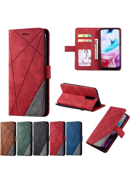 Mays Shop Xiaomi Redmi 8 Için Kılıf Manyetik Kart Tutucu Kickstand Cüzdan Flip Folio (Yurt Dışından)