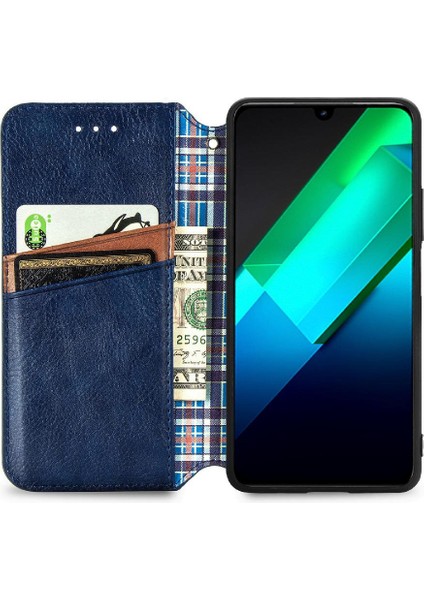 Infinix Not 12 Için Kılıf Deri Kılıf Cüzdan Fonksiyonu Kapak Çevirin Moda (Yurt Dışından)