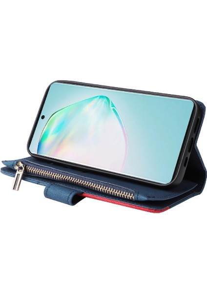 Mays Shop Kart Yuvası Standı Iki Renkli Dikiş ile Samsung Galaxy S10 Lite Için Kılıf (Yurt Dışından)