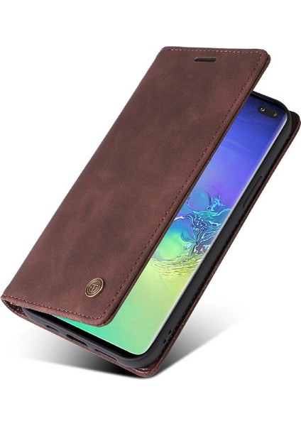 Samsung Galaxy S10 Artı Darbeye Dayanıklı Cüzdan Kapak Kılıfı Için Flip Case (Yurt Dışından)