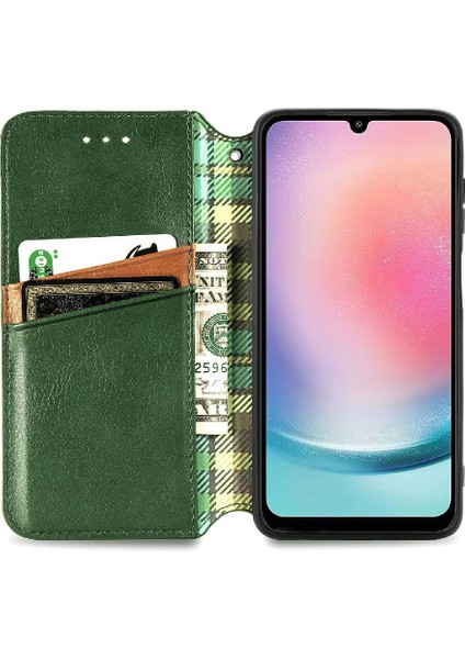 Samsung Galaxy A24 4g Için Kılıf Moda Tasarım Cüzdan Fonksiyonu Kapak Çevirin (Yurt Dışından) fırsatları