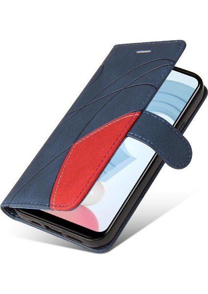 Kart ile Realme C21Y Kickstand Koruyucu Iki Renkli Dikiş Için Kılıf (Yurt Dışından) fırsatları