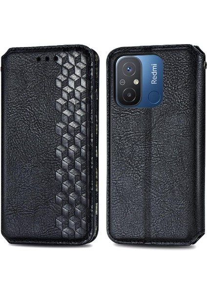 Xıaomı Redmi 12C Deri Kılıf Moda Tasarımı Zarif Iş Için Kılıf (Yurt Dışından)