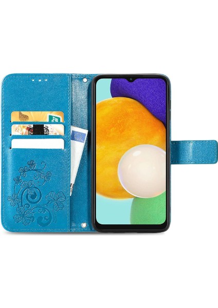 Samsung Galaxy A13 5g Dört Yapraklı Yonca Kısa Kayış Deri Kılıf (Yurt Dışından) modelleri