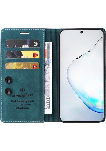 Mays Shop Samsung Galaxy Not 10 Artı Darbeye Dayanıklı Kapak Için Flip Case Basit (Yurt Dışından)