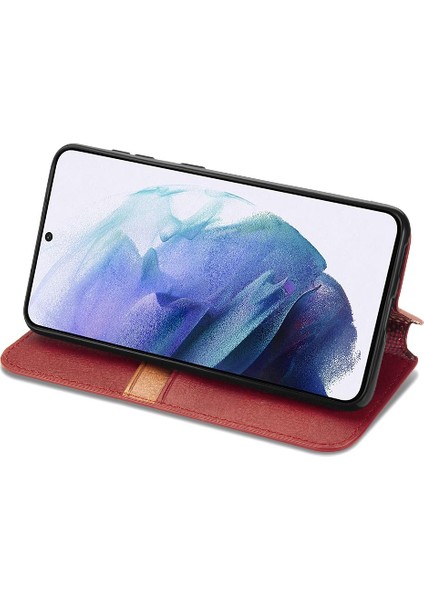 Samsung Galaxy S22 Artı Moda Tasarım Kapak Çevirin Deri Kılıf (Yurt Dışından)