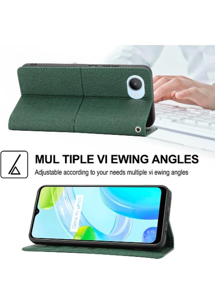 Realme C30/C30S/NARZO 50I Prime Flip Folio Kitap El Cüzdan Kartı Için Kılıf (Yurt Dışından) indirimleri