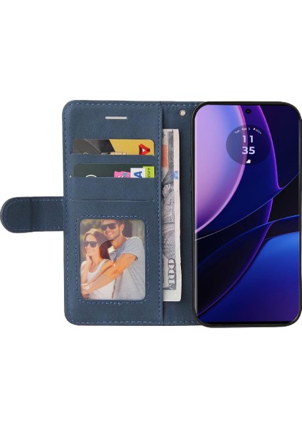 Motorola Kenar 40 5g Kickstand Koruyucu Pu Deri Flip Folio Için Kılıf (Yurt Dışından) indirimleri