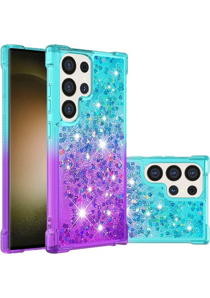 Samsung Galaxy S24 Ultra 5g Akan Sparkle Hareketli Kapak Temizle (Yurt Dışından)