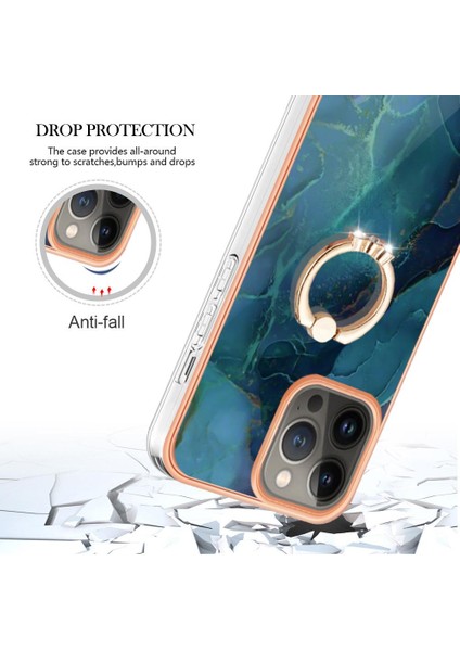 IPhone 13 Için Kılıf Pro Max Mermer Darbeye Tpu Silikon 360 &deg; Dönebilir (Yurt Dışından) modelleri