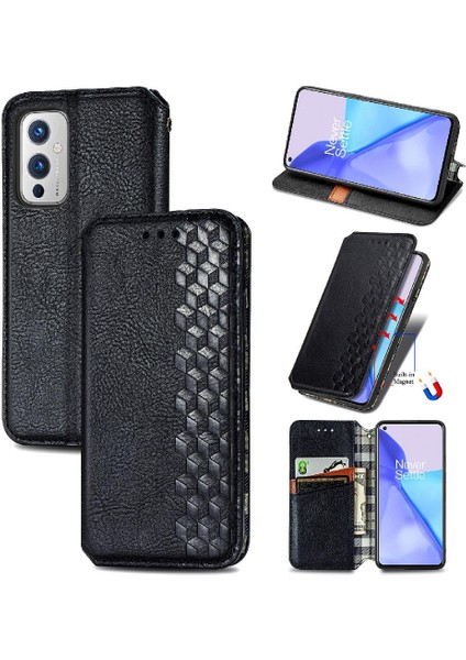 Oneplus 9 Için Kılıf Cüzdan Fonksiyonu Kapak Kapak Moda Tasarım Deri Kılıf (Yurt Dışından)