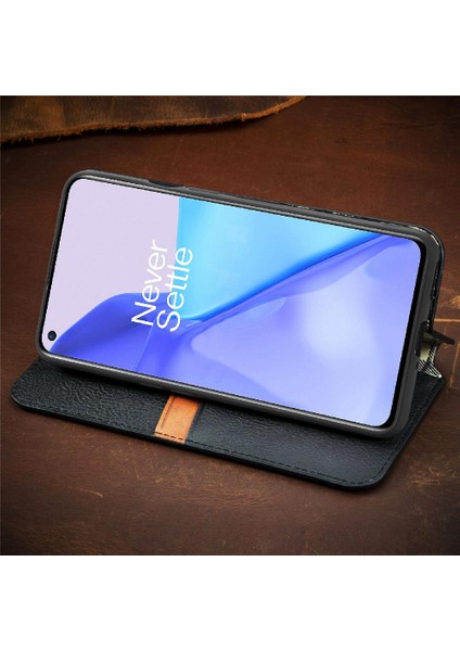 Oneplus 9 Için Kılıf Cüzdan Fonksiyonu Kapak Kapak Moda Tasarım Deri Kılıf (Yurt Dışından)