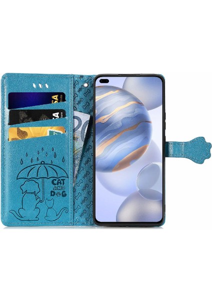 Huawei Onur 30 Pro Karikatür Hayvanlar Için Kılıf Kapak Çevirin Deri Kılıf Kısa (Yurt Dışından) modelleri