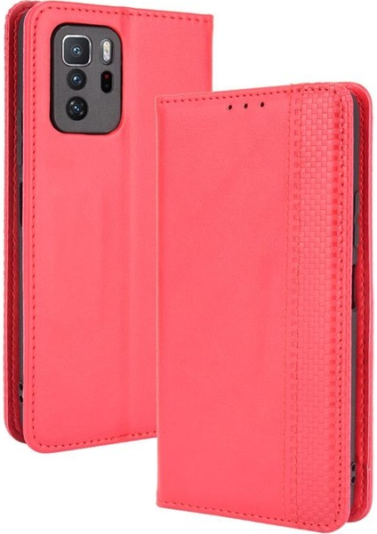Xiaomi Poco X3 Gt Cüzdan Pu Deri Manyetik Kapatma Için Kılıf (Yurt Dışından)