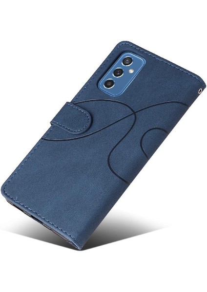 Samsung Galaxy M52 5g Iki Renkli Dikiş Kickstand Koruyucu Pu (Yurt Dışından) fiyatları
