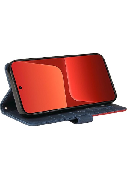 Xiaomi 13 Kickstand Koruyucu Iki Renkli Dikiş Pu Deri (Yurt Dışından) fiyatları
