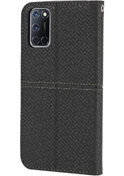 Oppo OPPO/A72/A92 Flip Folio Kitap Kredi Kartı Tutucu El Cüzdan Için Kılıf (Yurt Dışından)