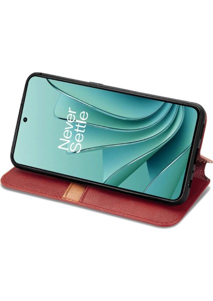 Oneplus Ace 2V Zarif Iş Moda Tasarım Deri Kılıf (Yurt Dışından)