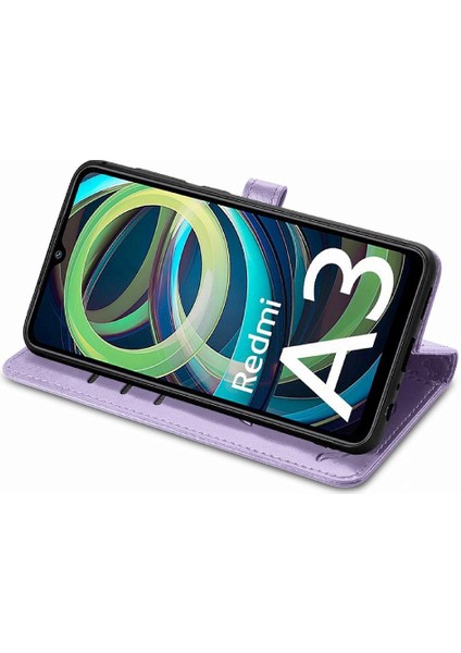 Xiaomi Redmi A3 Darbeye Kapak Kapak Için Kılıf Kısa Kayış Deri Kılıf (Yurt Dışından) indirimleri
