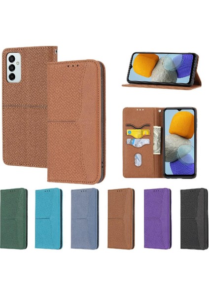 Mays Shop Samsung Galaxy M23 5g Için KILIF/F23 El Cüzdan Kredi Kartı Tutucu Flip Pu (Yurt Dışından)