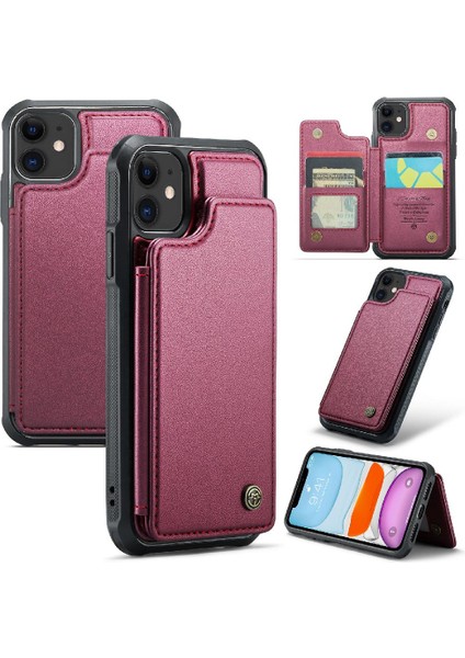 IPhone 11 Kart Tutucu Pu Deri Rfıd Engelleme Için Caseme Cüzdan Kılıf (Yurt Dışından) fiyatları