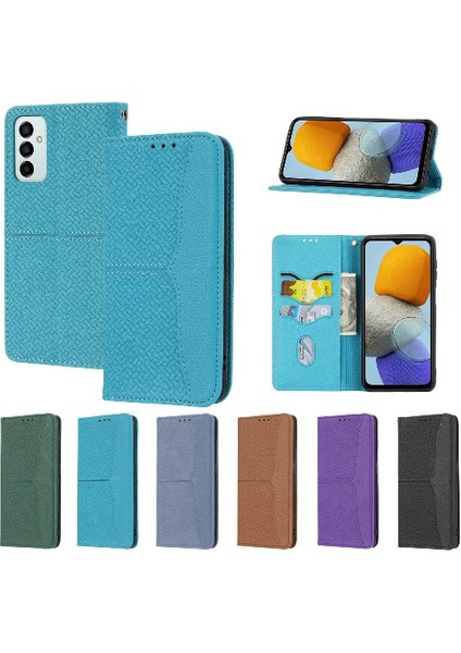 Samsung Galaxy M23 5g Için KILIF/F23 El Cüzdan Kredi Kartı Tutucu Flip Pu (Yurt Dışından)