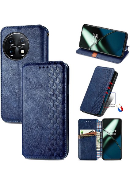 Oneplus 11 Için Kılıf Deri Kılıf Moda Tasarım Kapak Kapak Zarif (Yurt Dışından)