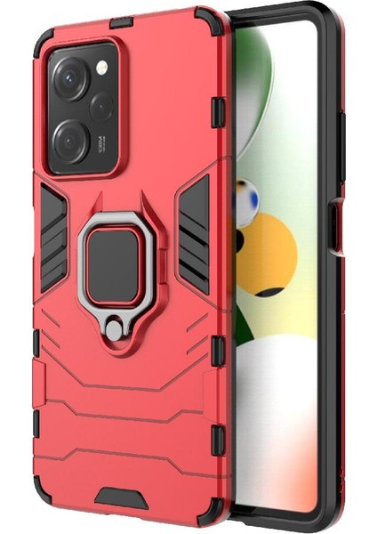 Xiaomi Poco X5 Pro 5g Kickstand Askeri Damla Koruma Kapağı Için Kılıf (Yurt Dışından)