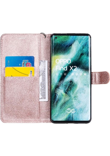 Kart Yuvası Yüksek Kaliteli Deri Klasik ile Oppo Bulmak X2 Için Flip Case (Yurt Dışından)