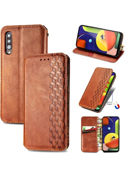 Samsung Galaxy Agalaxy Deri Kılıf Için Zarif Iş Cüzdan Flip Case (Yurt Dışından)