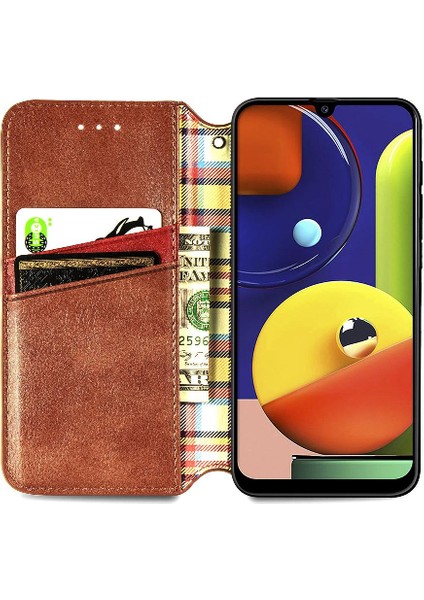 Samsung Galaxy Agalaxy Deri Kılıf Için Zarif Iş Cüzdan Flip Case (Yurt Dışından)