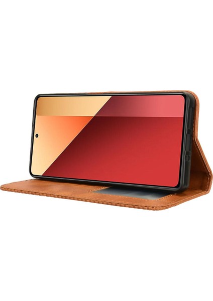 Xiaomi Redmi Not Için Kılıf 13 Pro 4g Cüzdan Manyetik Kapatma Pu Deri (Yurt Dışından) fırsatları