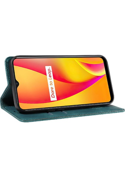 Realme C15/C12 Folyo Cüzdan Koruyucu Pu Deri Manyetik Için Kılıf (Yurt Dışından) fırsatları