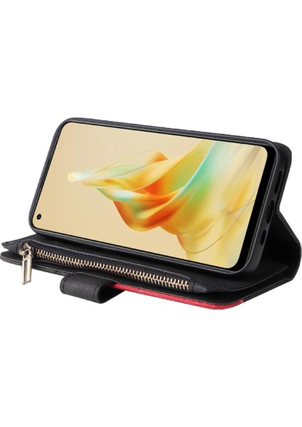 Kart Yuvası Standı Dokuz Kart Yuvaları Fermuar ile Oppo Oppo 8t 4g Için Kılıf (Yurt Dışından) indirimleri
