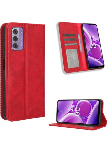 Nokia G42 5g Pu Deri Manyetik Kapatma Cüzdan Için Kılıf (Yurt Dışından)