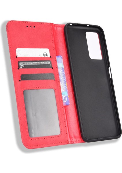 Xiaomi Redmi Için Kılıf 10 5g Manyetik Kapatma Cüzdan Pu Deri (Yurt Dışından) modelleri