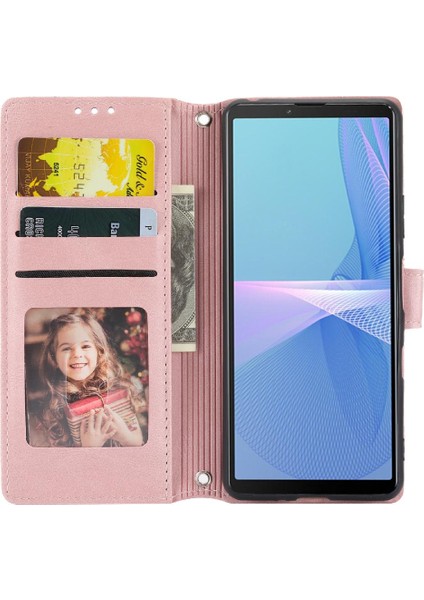 Mays Shop Sony Xperia 10 Iii Için Flip Case Manyetik Kapatma Pu Deri Darbeye (Yurt Dışından)