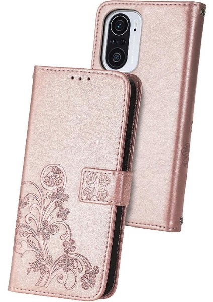 Xiaomi Redmi Için Kılıf K40/K40 Pro Zarif Iş Deri Kılıf Flip (Yurt Dışından) fırsatları