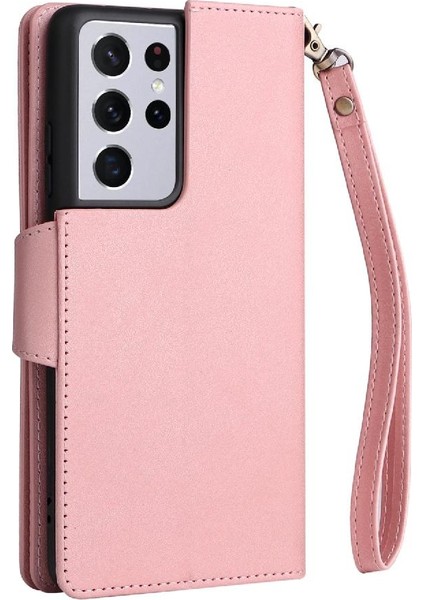 Samsung Galaxy S21 Ultra Fermuar Cüzdan Kapak Kart Tutucu ile (Yurt Dışından) indirimleri