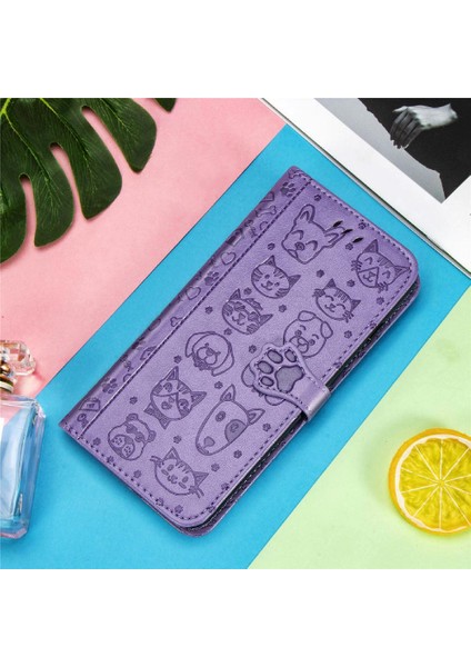 Samsung Galaxy A03S Flip Kapak Karikatür Hayvanlar Darbeye Vaka (Yurt Dışından)