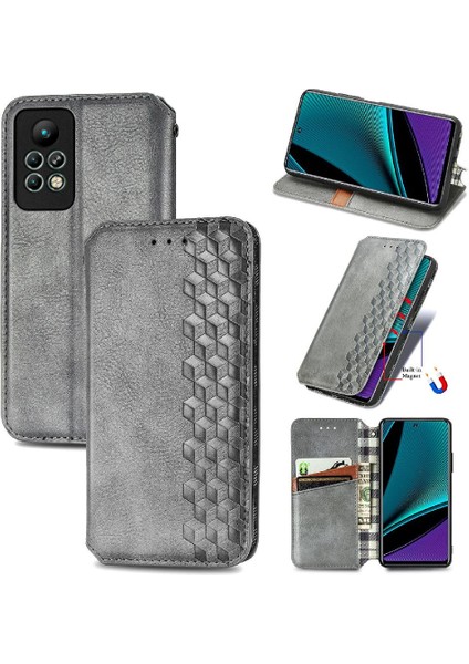 Infinix Not 11 Pro Zarif Iş Flip Kapak Kılıf Için Kılıf (Yurt Dışından)