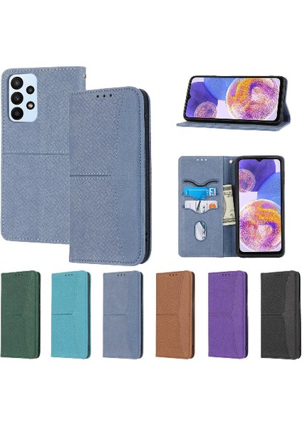 Mays Shop Samsung Galaxy A23 4g/5g Flip Folio Kitap El Cüzdan Kredi Kartı (Yurt Dışından)