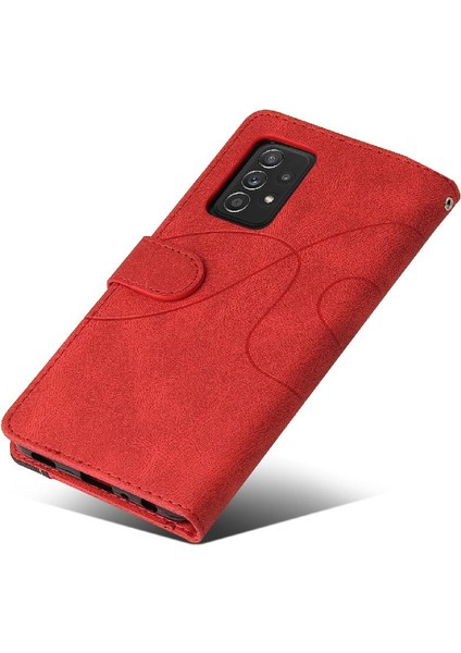 Samsung Galaxy A52/A52S Pu Deri Kart Yuvası ile Folio Kılıf Çevirin (Yurt Dışından)