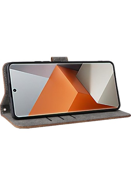Xiaomi Redmi Not Için Kılıf 13 Pro Artı Pu Deri Flip Folio Cüzdan Kart (Yurt Dışından)