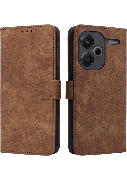 Xiaomi Redmi Not Için Kılıf 13 Pro Artı Pu Deri Flip Folio Cüzdan Kart (Yurt Dışından)